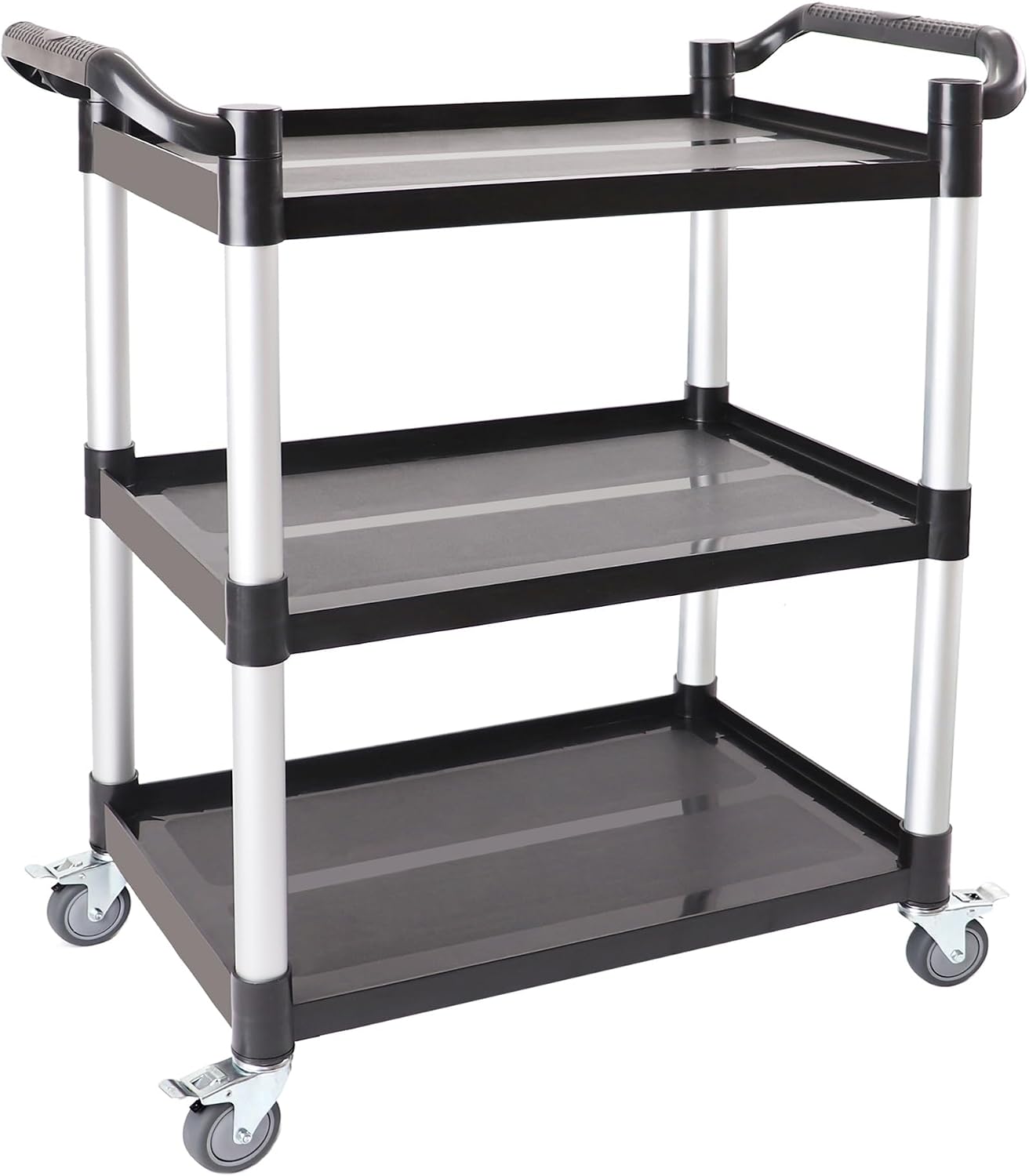 3‑Tier Heavy‑Duty Rolling Utility Service Cart