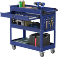 Blue Heavy‑Duty Rolling Tool Storage Cart