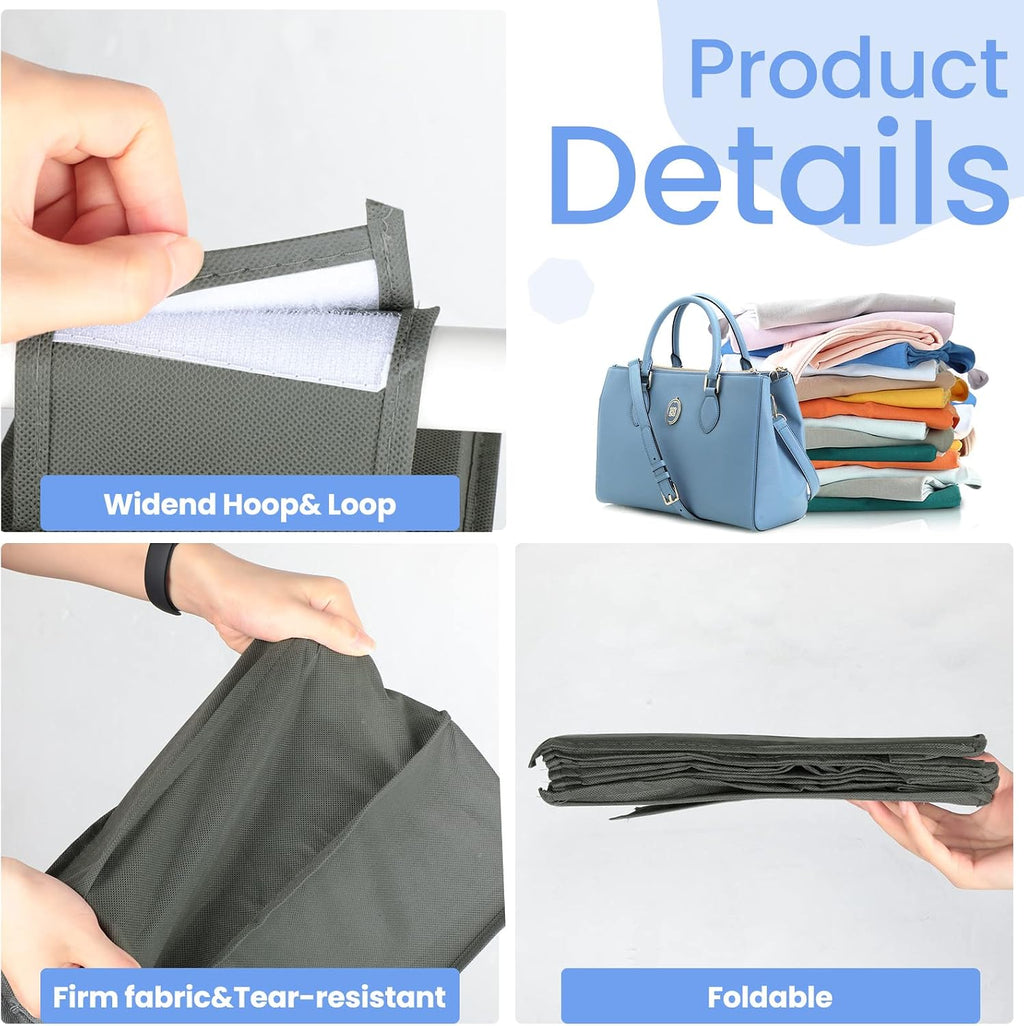 4‑Pack Hanging Closet Shoe Storage Organizer