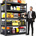 5‑Tier Heavy‑Duty Metal Garage Storage Shelving Rack