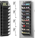 Black Over‑the‑Door Shoe Storage Organizer