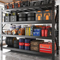 4‑Tier Heavy‑Duty Adjustable Metal Garage Storage Shelving